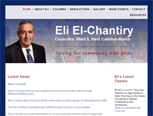 Tablet Screenshot of eliel-chantiry.ca